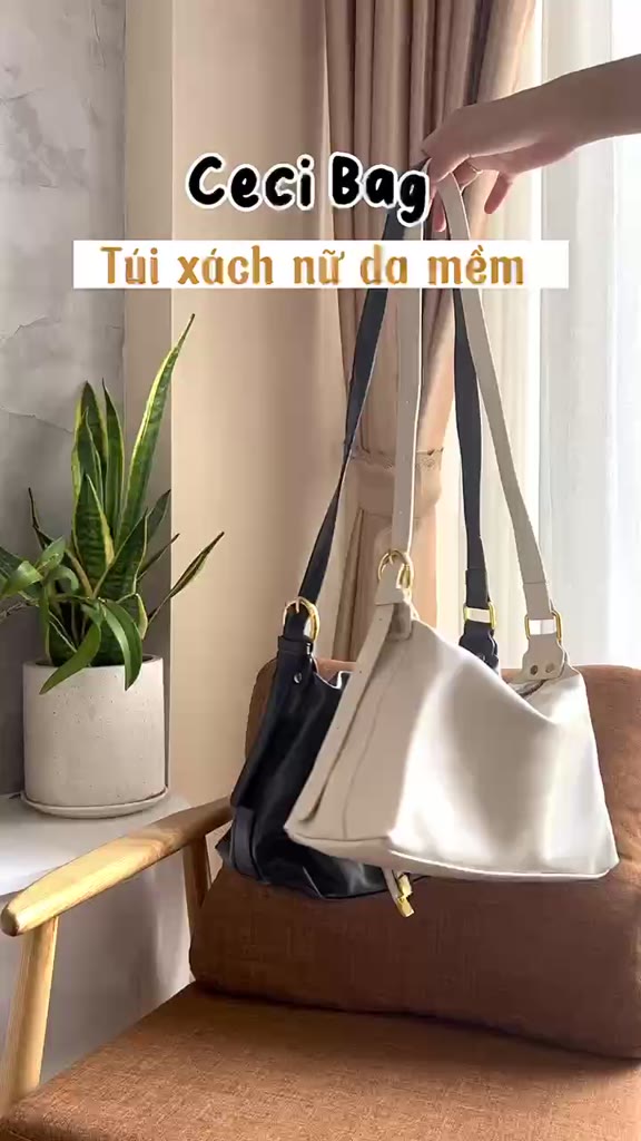 Túi xách nữ túi đeo chéo túi da mềm túi basic đeo vai thời trang có ...