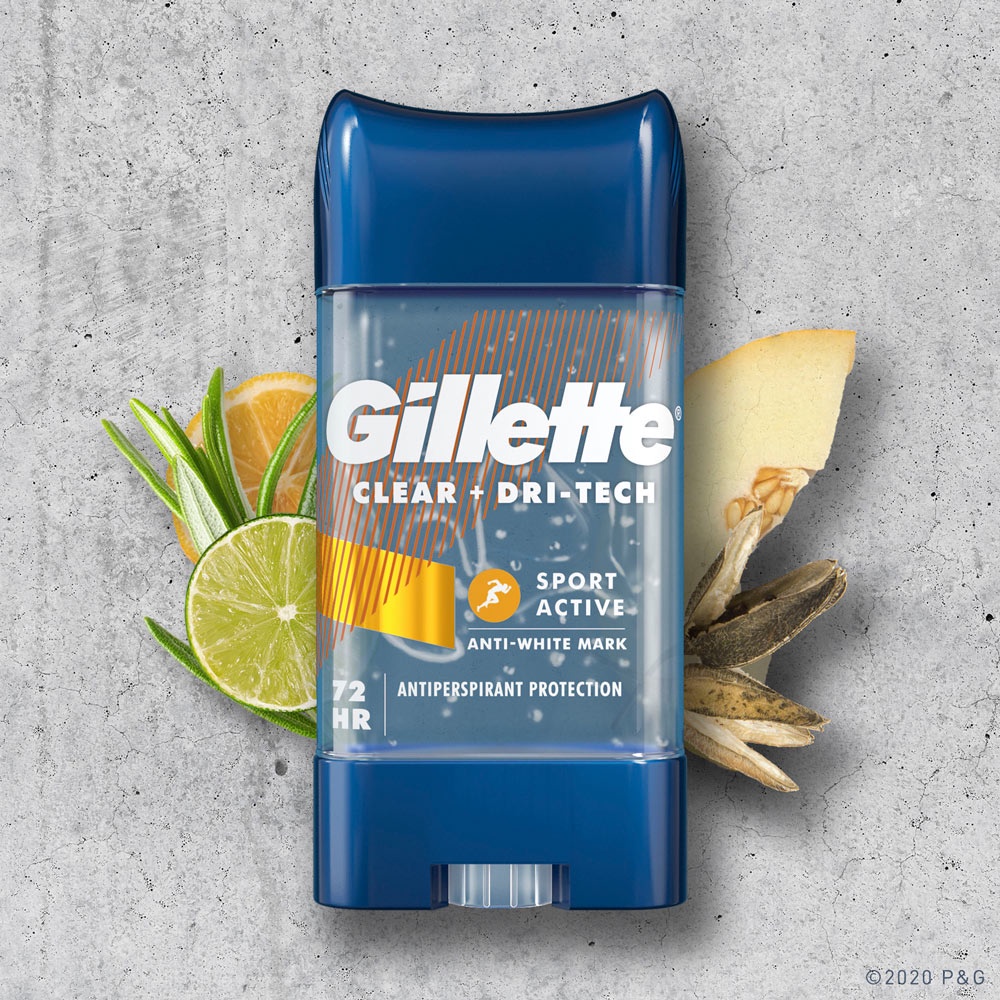 Lăn Khử Mùi Dành Cho Nam Gillette Mỹ 107g Cool Wave 5in1 | Artic Ice | Sport Triumph - Hàng Nhập Khẩu Chính Hãng