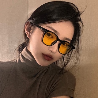 Hàn Quốc Unisex Mi Ding hộp nhỏ Kính râm dành cho nữ Kính râm nam Khung kính mắt