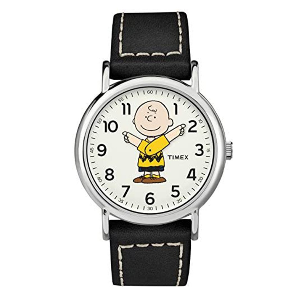 Đồng hồ Unisex Nam Nữ Timex Peanuts - Charlie Brown 38mm TW2T60900 -  TW2T61000 Dây Da - Chính Hãng | Shopee Việt Nam