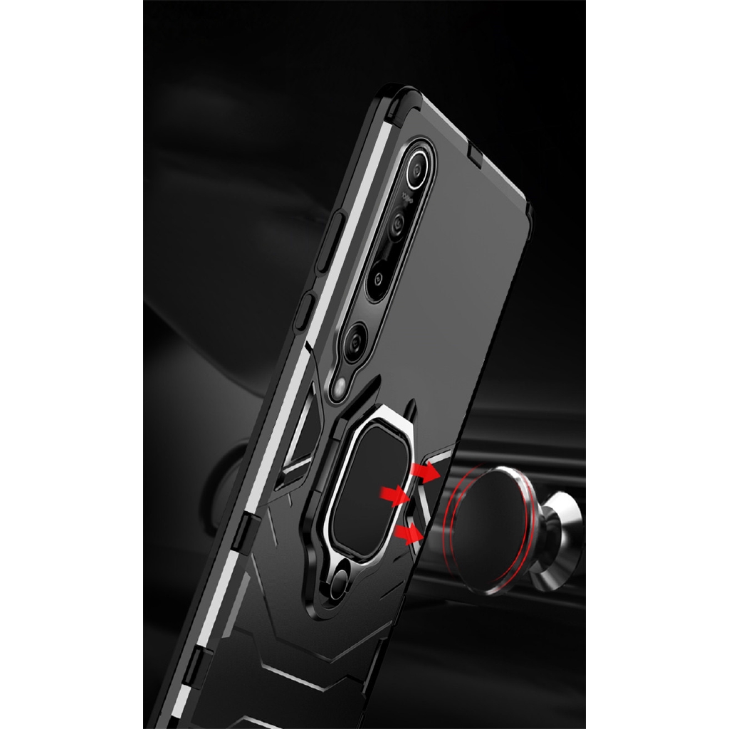 Dành Cho Xiaomi Mi 10 / Mi 10 Pro 5G Vỏ Giáp Chống Sốc Nhẫn Đứng Ốp điện thoại Ốp điện thoại