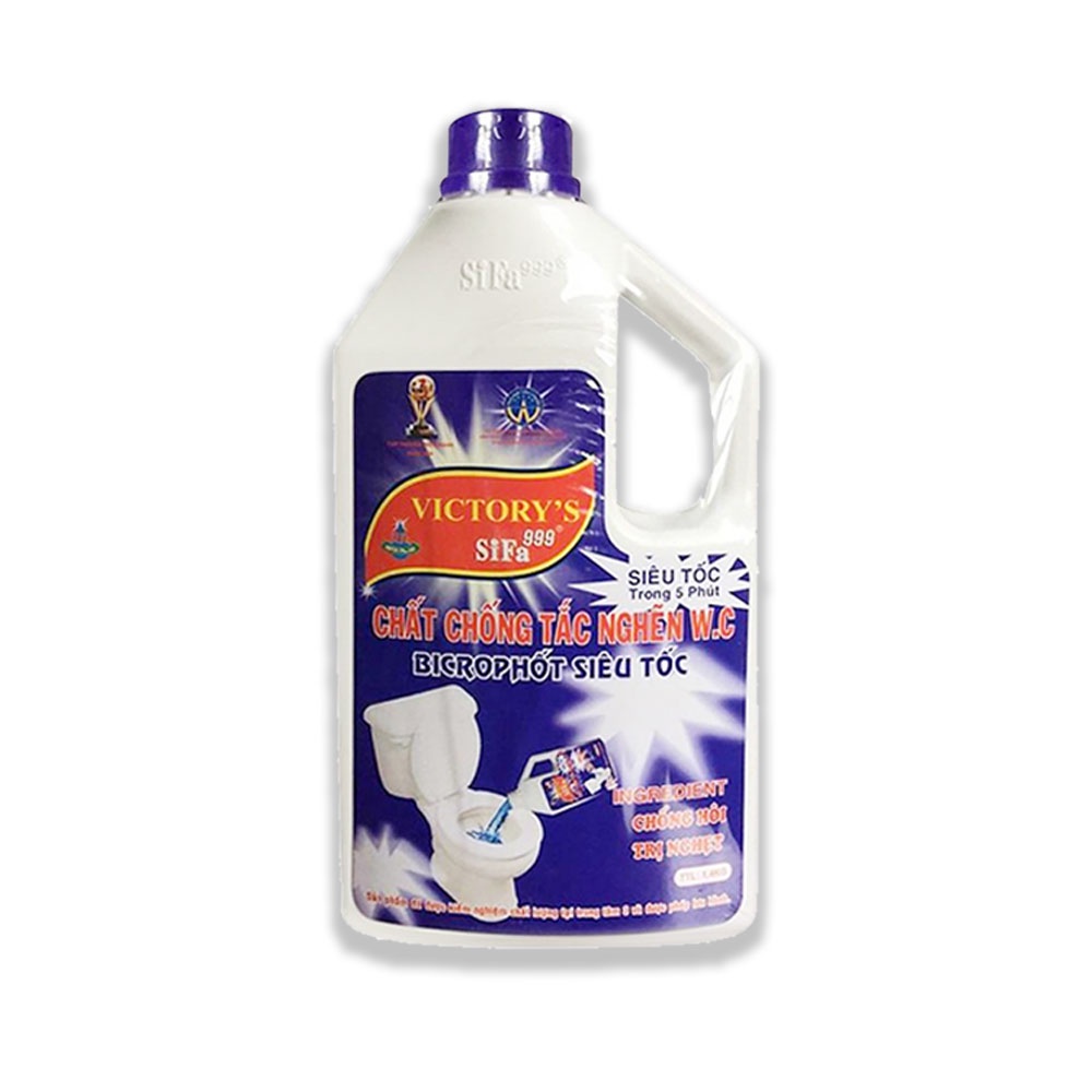 Thông tắc bồn cầu toilet siêu tốc 5 phút SIFA 999 700ml, 800ml, 1400ml, 1600ml chống hôi khử khuẩn