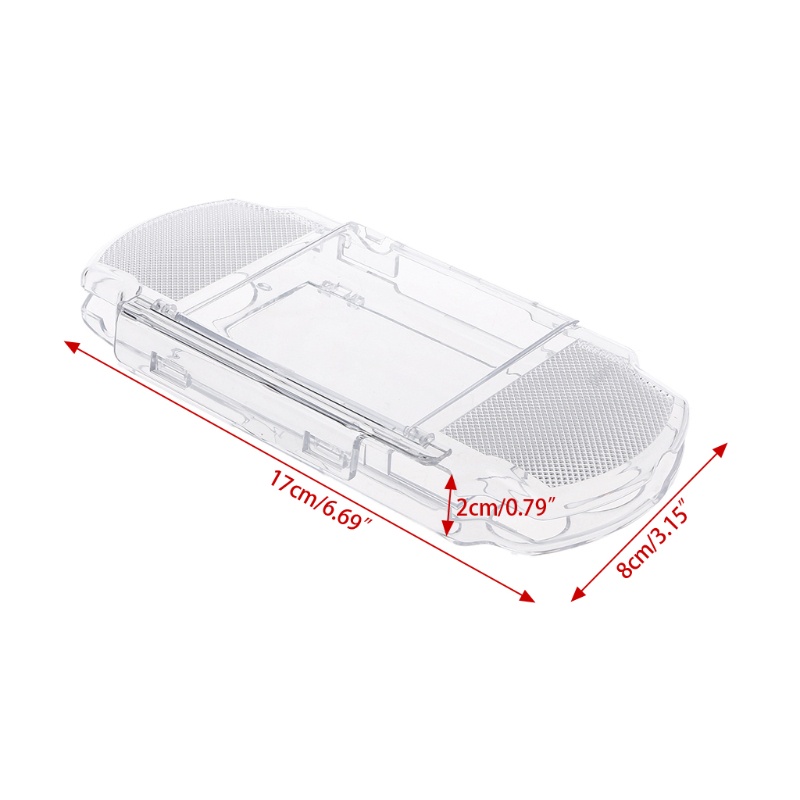 Redbaiaa1 Vỏ Bảo Vệ Cứng Trong Suốt Cho Vỏ Cho PSP 2000 3000 Bảng Điều Khiển Bảo Vệ Da Cho Ốp Cho PSP2000 Cho PSP300