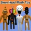 Stock40cm Head Siren Sang Trọng Đồ Chơi Nhân Vật Kinh Dị Peluches Đồ Chơi Cho Trẻ Em Sinh Nhật