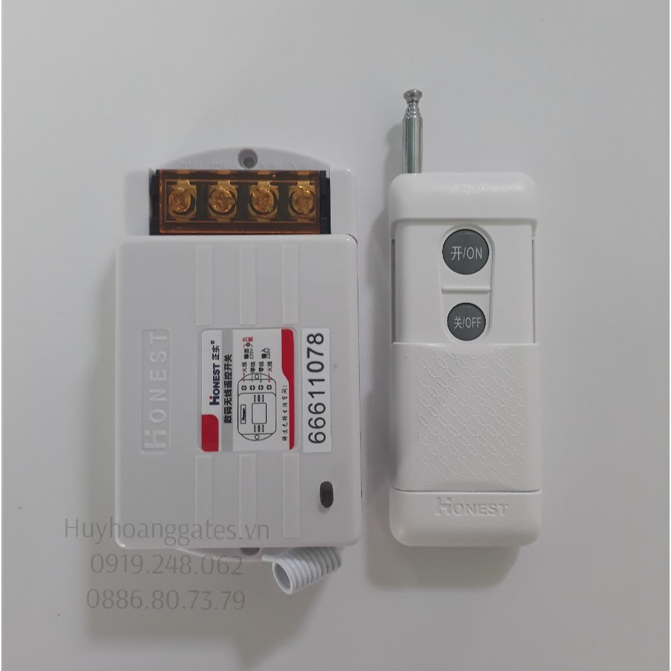 Công tắc remote điều khiển từ xa 10A -220V 1000 mét HT-6805WD