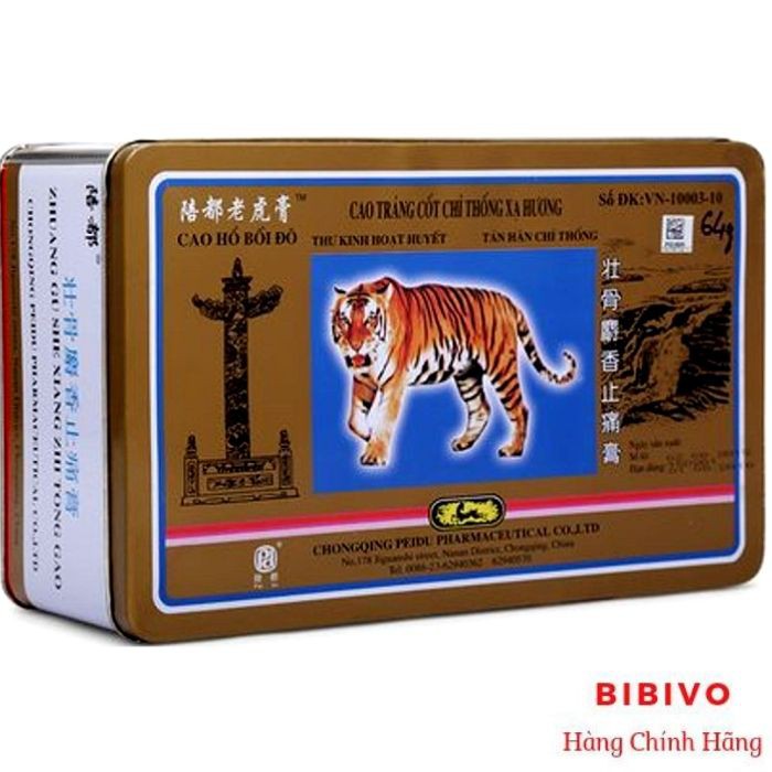 [Nguyên hộp 100 Gói {gói 4 miếng}] Cao Dán Con Cọp Con Hổ Loại 7 Chữ ...
