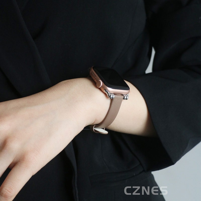 Dây đeo mỏng vải nữ Thích hợp cho Apple Watch S11 SE3 Ultra3 S10 S9 S8 SE S7 S6 Ultra 49mm 46mm 42mm 40mm 44mm 41mm 45mm Dây đeo cổ tay