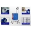 Xe kéo đi chợ siêu thị 8 bánh leo cầu thang xếp gọn ADVINDEQ, xe đẩy hàng 2 bánh giỏ kéo có bánh xe xếp gọn đa năng