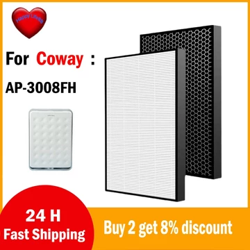 Dành Cho Máy Lọc Không Khí Coway TUBA AP-3008FH AP3008FH Tương ThíchHEPA Lọc & Lọc Khử Mùi