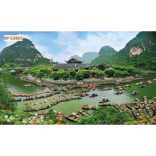 Tranh dán tường Việt Nam 3D Màu sắc tươi sáng, độ sắc nét cao