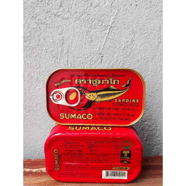 CÁ MÒI SUMACO THÁI LAN LOẠI NGON 125g Date 2027 | Shopee Việt Nam