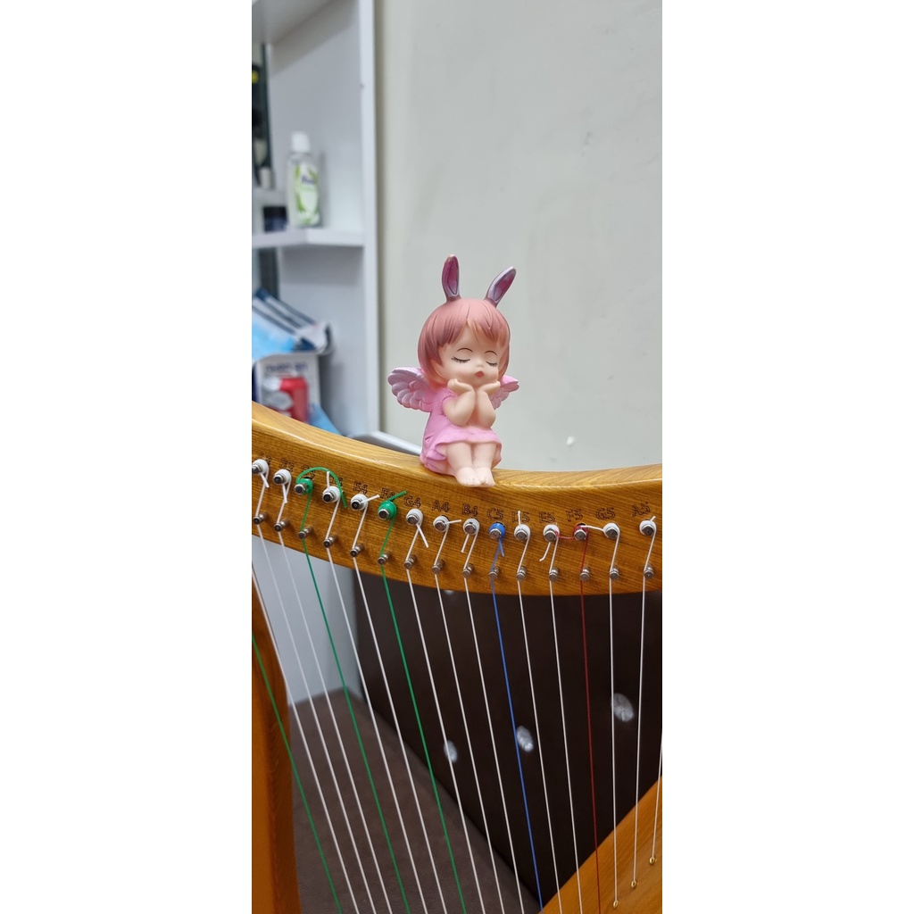 Đàn Hạc Cầm 19 Dây - Tặng Kalimba Pha Lê
