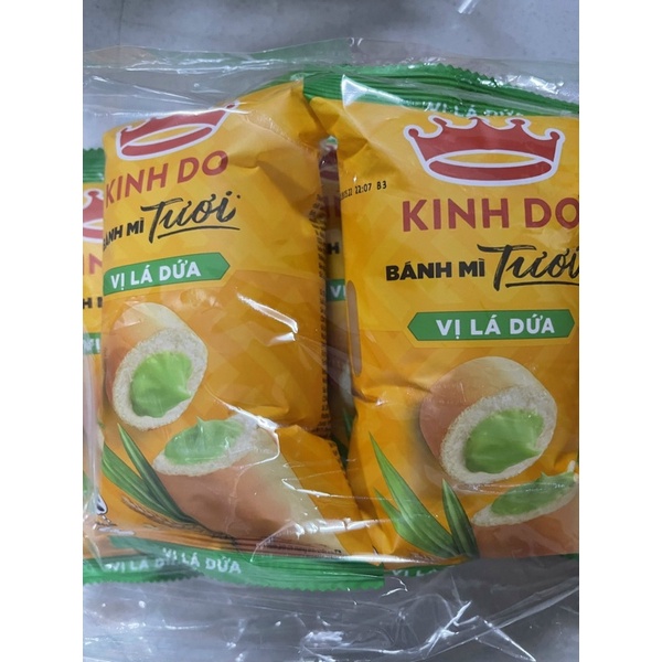 Combo 10 CÁi BÁnh MÌ TƯƠi Kinh ĐÔ 40g Ổ NgẮn VỊ LÁ DỨa VỊ Socola