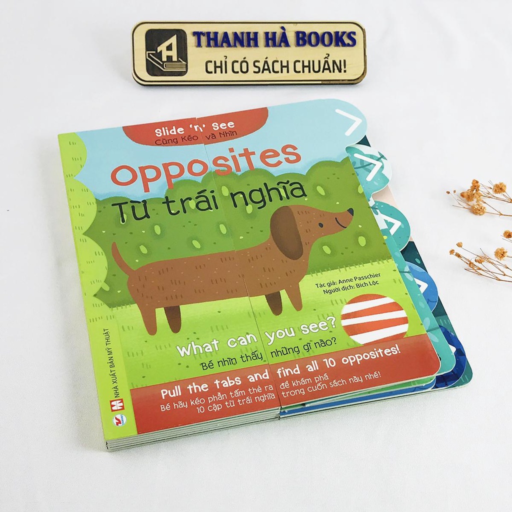 Mô tả Sách - Slide n See - Cùng kéo và nhìn (Dành cho trẻ 2+) - Bộ 4 quyển lẻ tùy chọn - 6