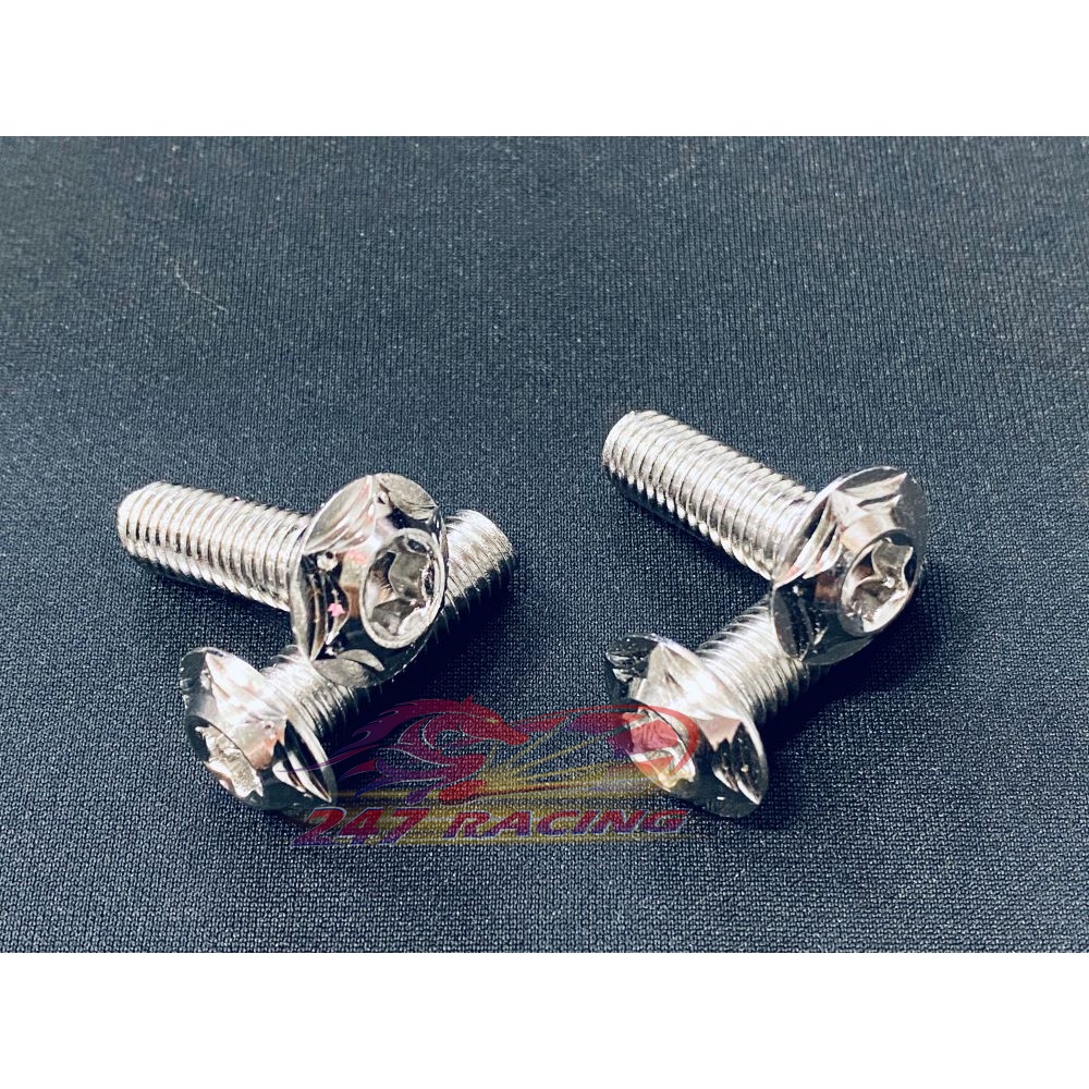 4 ốc đĩa Inox SALAYA 8li20 gắn Xe máy Sirius,Exciter,Wave,Dream...siêu rẻ đẹp