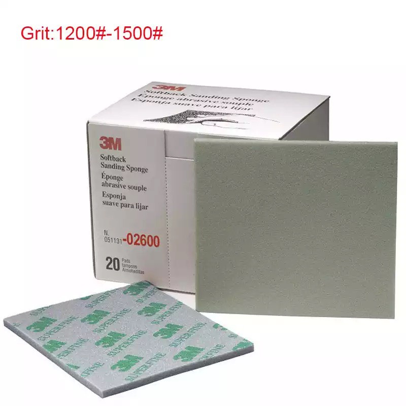 Spugne Abrasive 3M 02600 Softback Microfine – Confezione Da 20 Pezzi