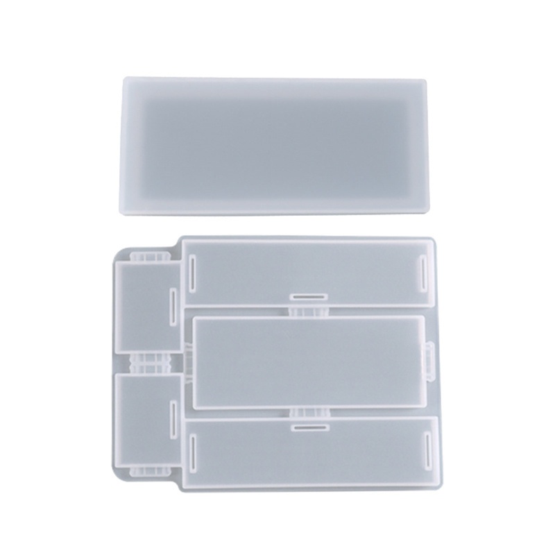 Khuôn Silicon Làm Hộp Đựng Trang Sức Hình Chữ Nhật DIY 19x15cm