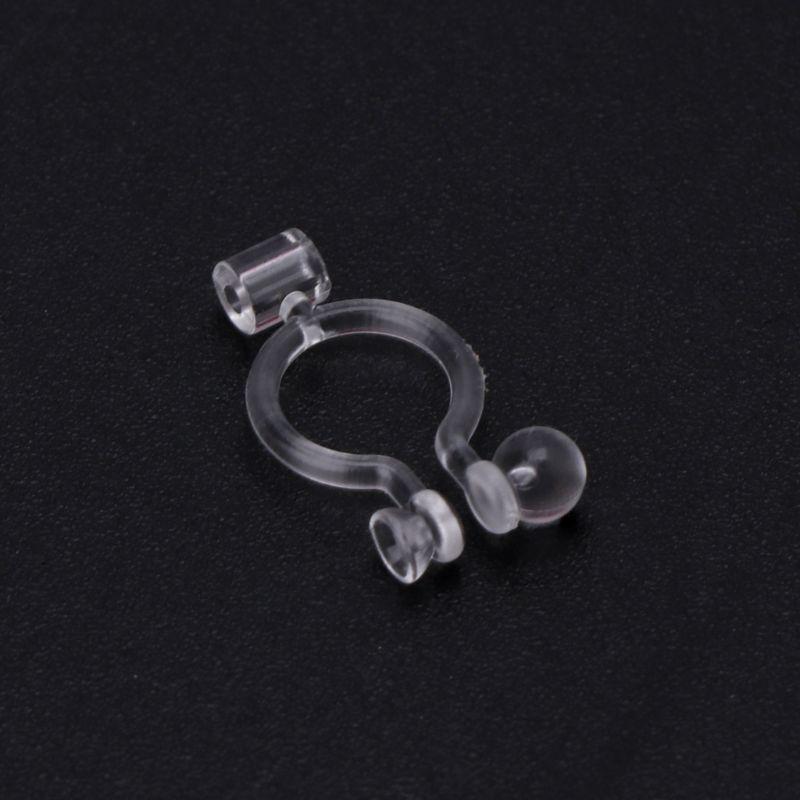 20Pcs Invisible Clip-on Earring Converters for  Pierced Ears Jewelry Findings
