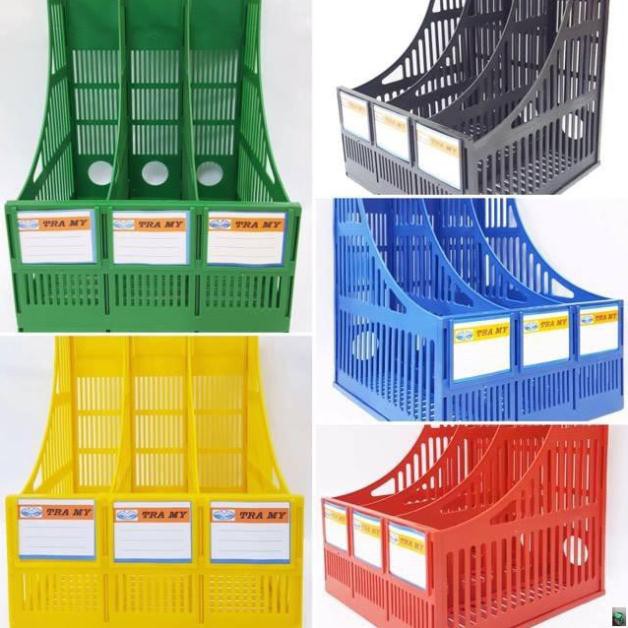 Giá đựng tài liệu 3 ngăn kệ đựng tài liệu, file để hồ sơ | Shopee Việt Nam