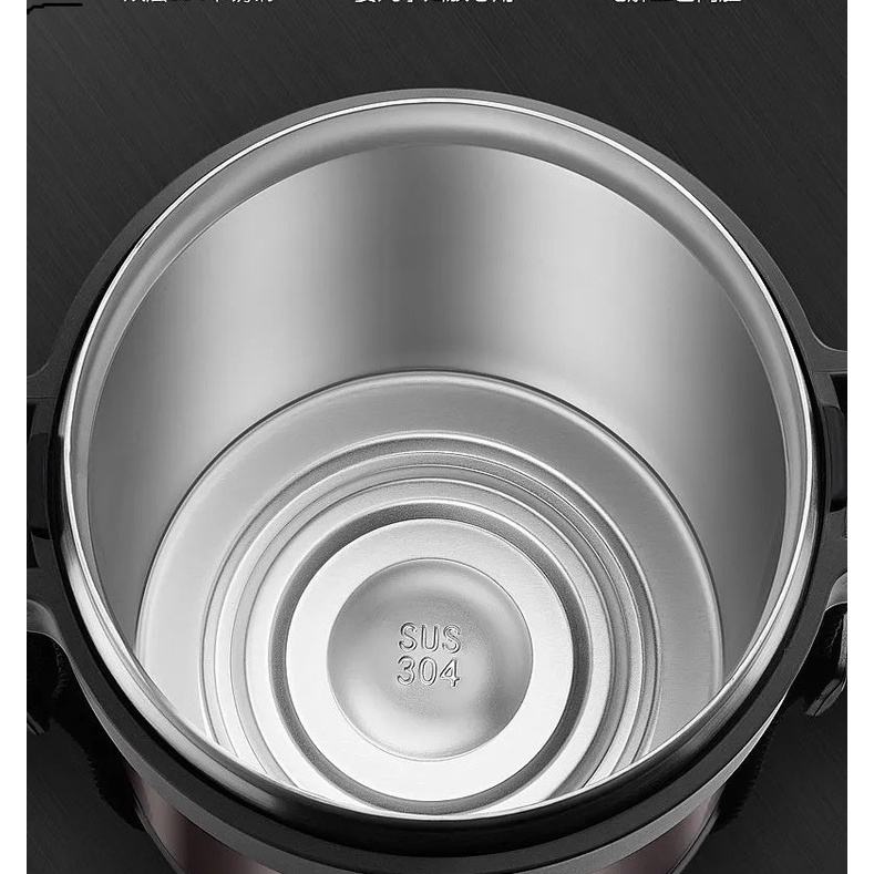 Hộp Cơm Giữ Nhiệt 2.5lít 4 Tầng Inox sus304  Kèm Bộ Thìa Đũa-cao cấp-sang trọng-tiện dụng-thế hệ mới tongkhokitoza.com