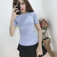 Áo thun gân tay ngắn babytee dáng chuẩn - LYLYNA A08
