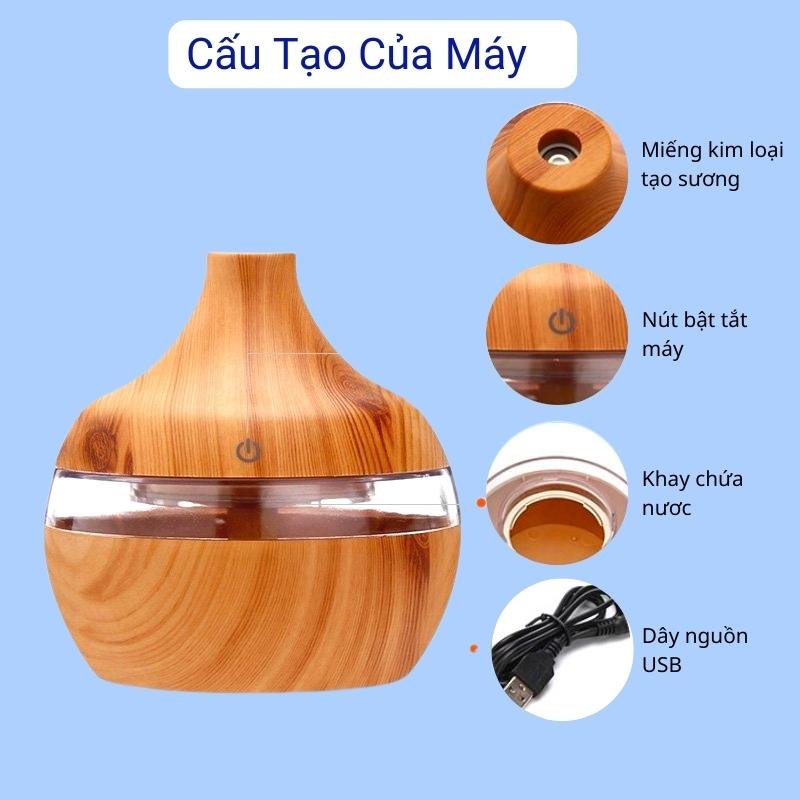 may xong tinh dau phong ngu aroma may khuech tan tinh dau phun suong toa huong tao am thom mat phong va duoi muoi