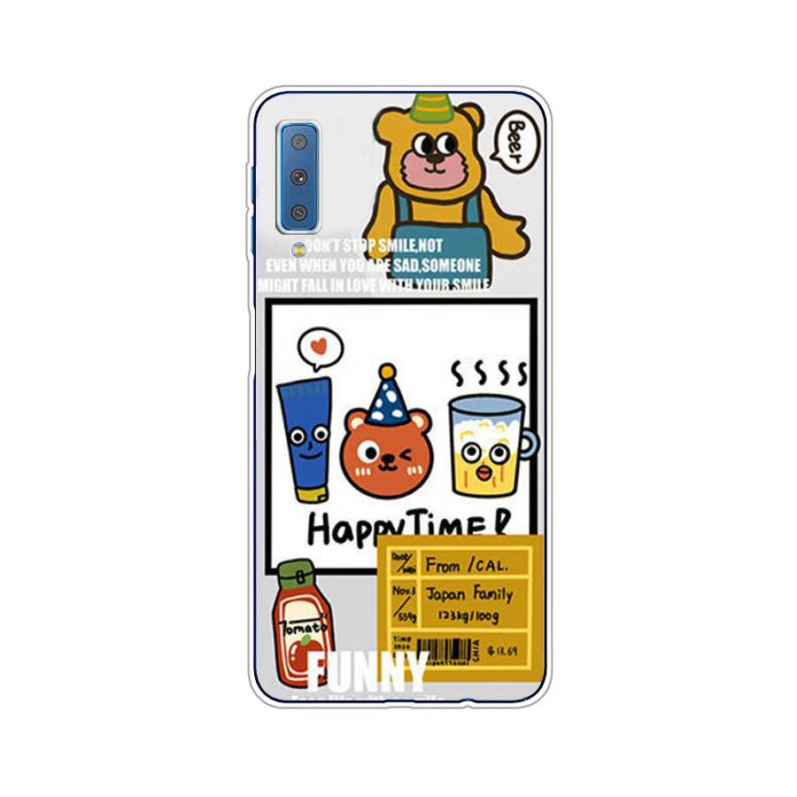 Ốp Điện Thoại TPU Dẻo In Họa Tiết Độc Đáo Thời Trang Cho Samsung Galaxy a7 2015 a7 2016 a7 2017 a7 2018