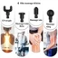 Máy Massage Có 4 đầu 3 tốc độ điều chỉnh Giúp Giãn Cơ Bắp Tiện Lợi - FASCIAL GUN-bảo hành 12 tháng