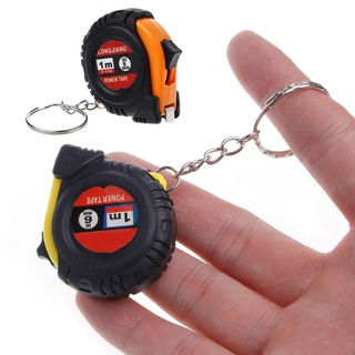 Thước đo băng có thể thu vào Bang cho móc chìa khóa Kích thước bỏ túi Mini Hệ mét 1m
