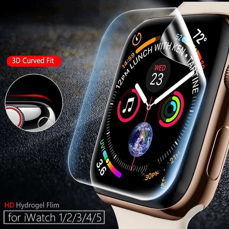 Kính Cường Lực Trong Suốt Bảo Vệ Màn Hình Cho iWatch Ultra 8 7 SE 4 5 6 49MM 40MM 44MM 41MM 45MM 3 2 1 38MM 42MM