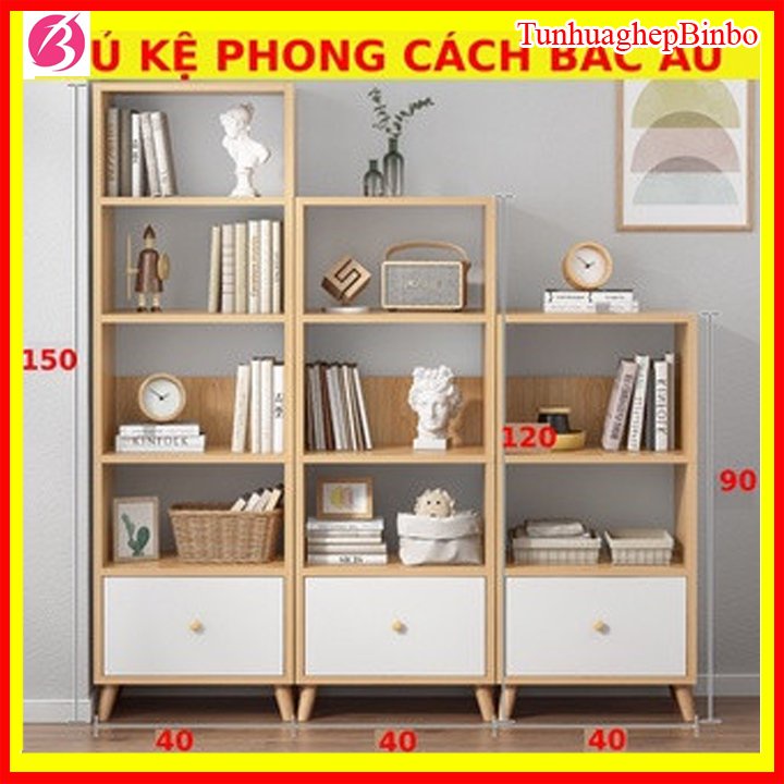 Kệ Sách Dạng Tủ Ong Phong Cách Bắc Âu Hiện Đại 3 Tầng 4 Tầng 5 Tầng