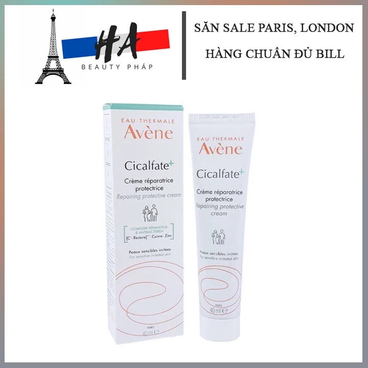 Kem dưỡng Avene Cicalfate reparing protective cream PHỤC HỒI DA 40ml 100ml