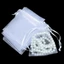 GETVOW 25 / 50 Chiếc Organza Gạc Gói Giáng Sinh Ủng Hộ Có Thể Vẽ Đảng Cung Cấp Túi Trắng