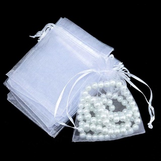HOMEHAVEN 25 / 50 Túi Quà Tặng Kẹo Trang Sức Đóng Gói Đảng Cung Cấp Dây Rút Túi