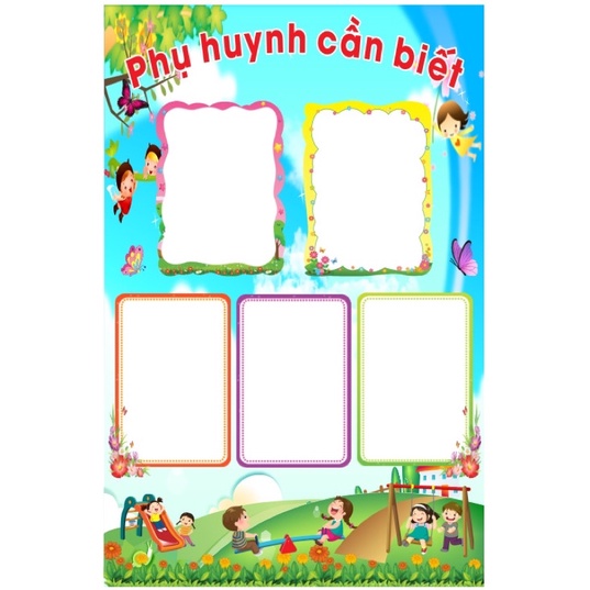 Tranh góc mầm non: Bảng tuyên truyền Phụ huynh cần biết TTR-016 ...