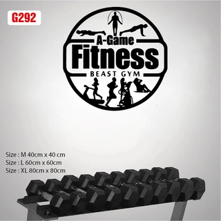 Decal dán tạo động lực trong phòng Gym, thu hút khách hàng, tạo điểm nhấn cho không gian P19