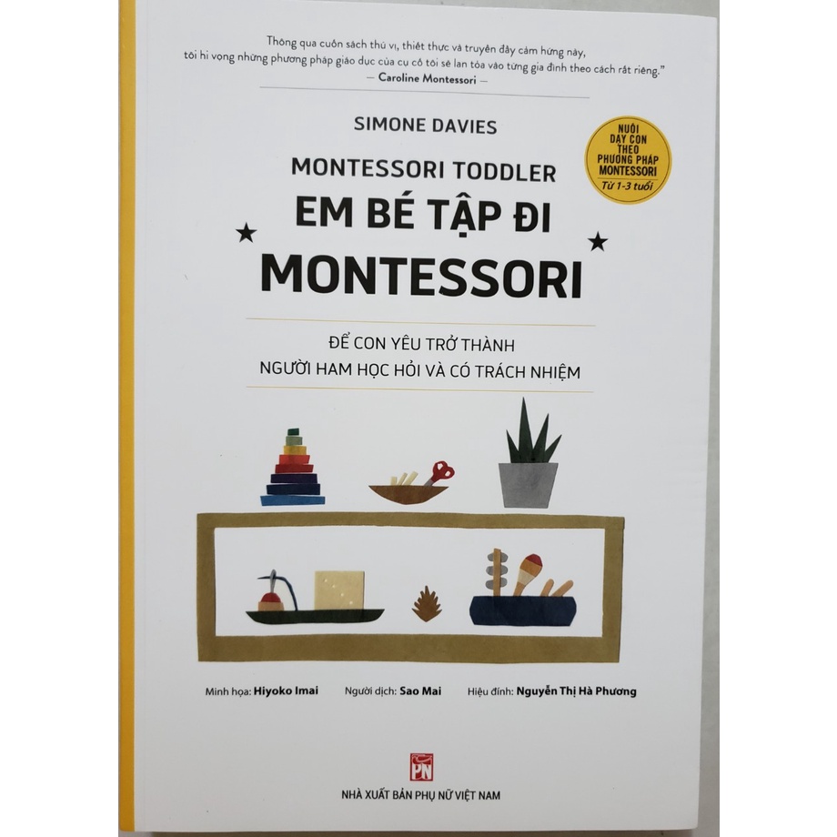 [Mã BMLTB35 giảm đến 35K đơn 99K] Sách- Em Bé Tập Đi Montessori - Montessori Toddler