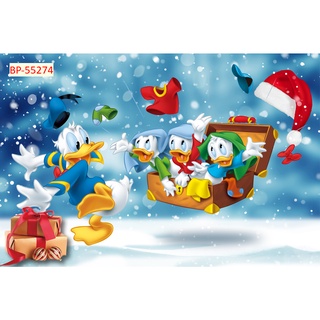 Tranh Dán Tường 3D Phòng Trẻ Em Hình CHUỘT MICKEY DISNEY, tặng keo và dụng cụ dán