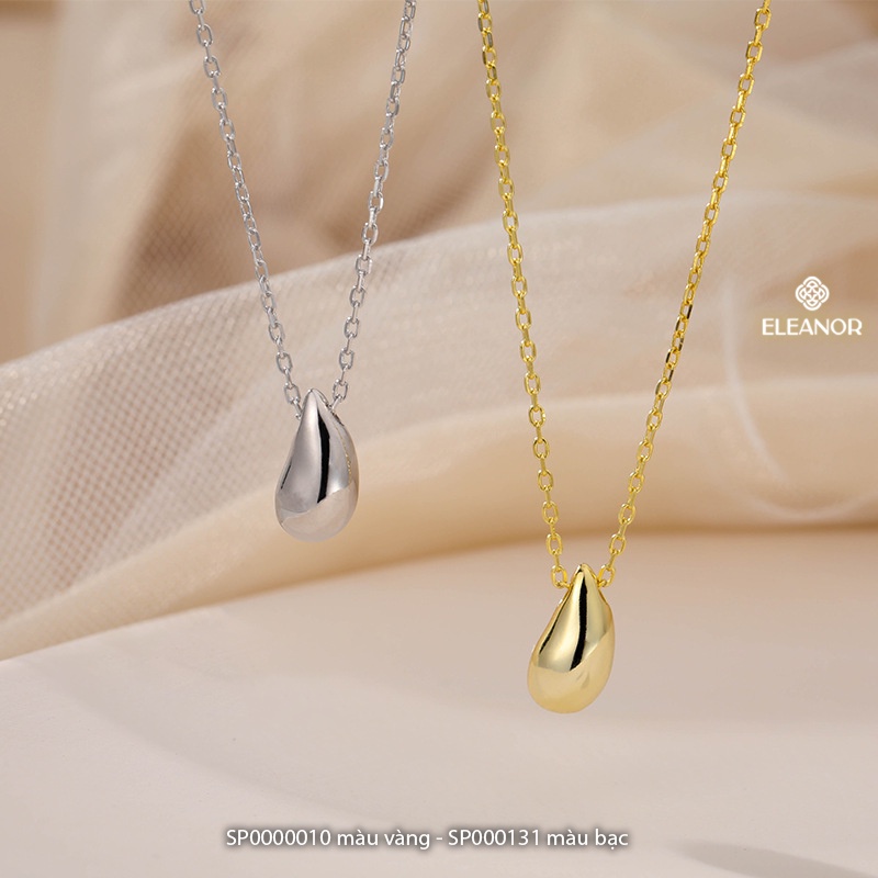 Dây chuyền nữ titan Eleanor Accessories hình giọt nước vòng cổ basic phụ kiện trang sức 0010