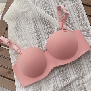 Áo Lót Nâng Ngực 3/4 cup Không Gọng Mềm Mại Thiết Kế Đơn Giản Có 11 Màu Thời Trang Dành Cho Bạn Gái
