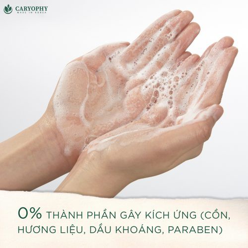 Ảnh Sữa Rửa Mặt Caryophy Portulaca Cleansing Foarm 150ml Mẫu Mới 3