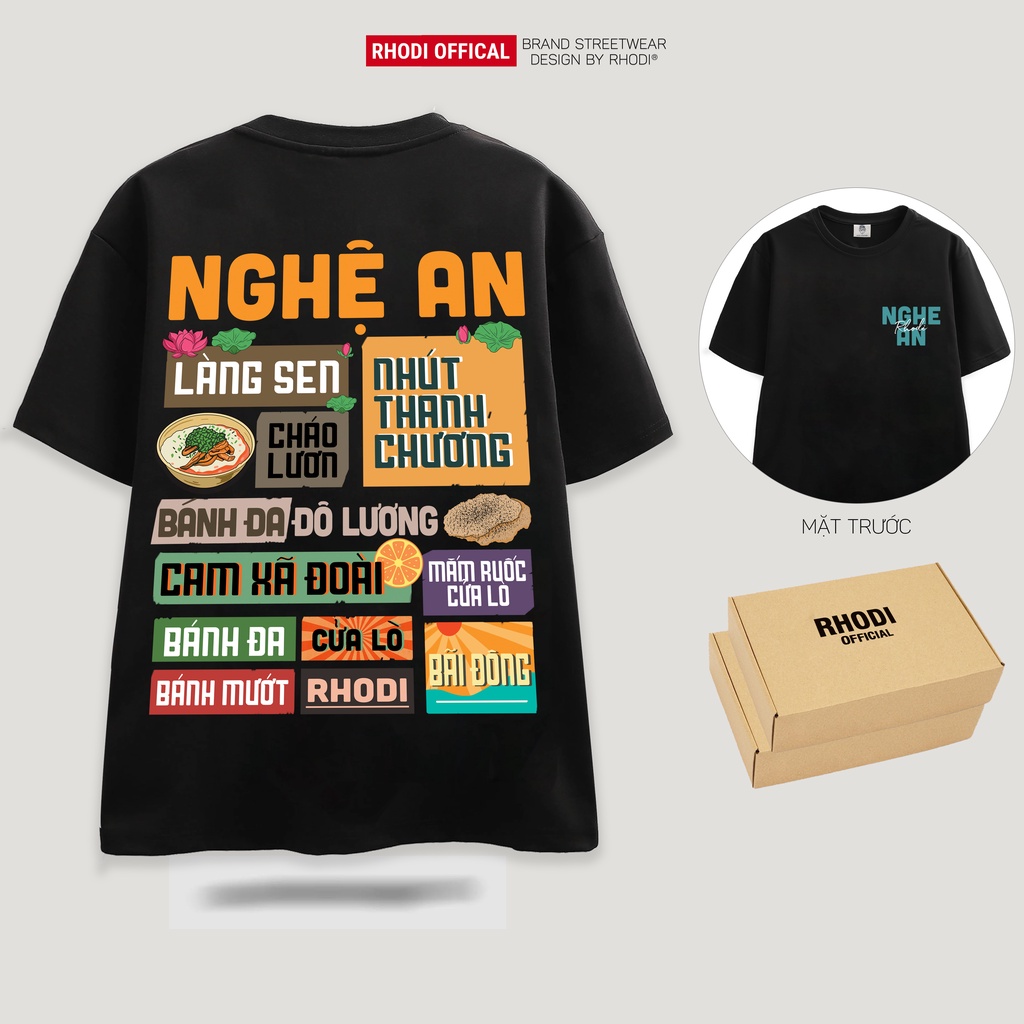 Áo phông local brand RHODI dáng tay lỡ unisex phong cách ulzzang nelly 37TEE