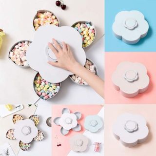 Khay mứt nở hoa 5 cánh đựng bánh kẹo ngày Tết