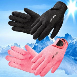Găng tay lặn cao su tổng hợp 1,5mm Bảo vệ chống trượt Giữ ấm Găng tay để câu cá Kayaking