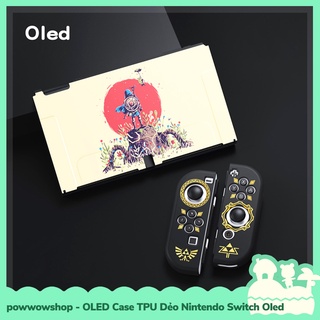 OLED Phụ Kiện Case Ốp TPU Dẻo Cho Máy Game Nintendo Switch OLED Anime Manga Zelda Kirby