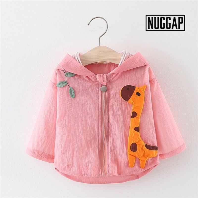 Áo khoác chống nắng cho bé gái, áo choàng chống nắng cho bé Zebra Nuggap