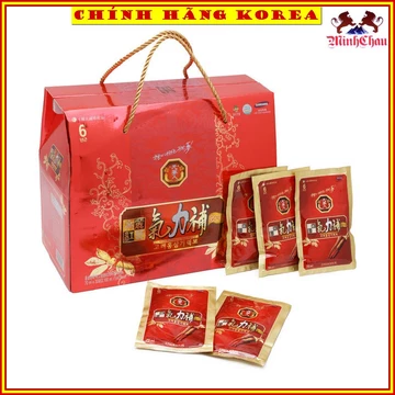 Nước Hồng Sâm 6 Năm Bio Hàn Quốc Hộp 30 gói - Nước Sâm Korean Red Ginseng Drink