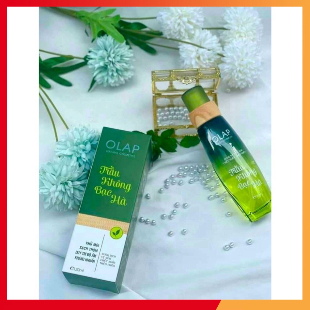 [Chính Hãng] Dung Dịch Vệ Sinh Trầu Không Bạc Hà Olap 120ml - 1 Chai