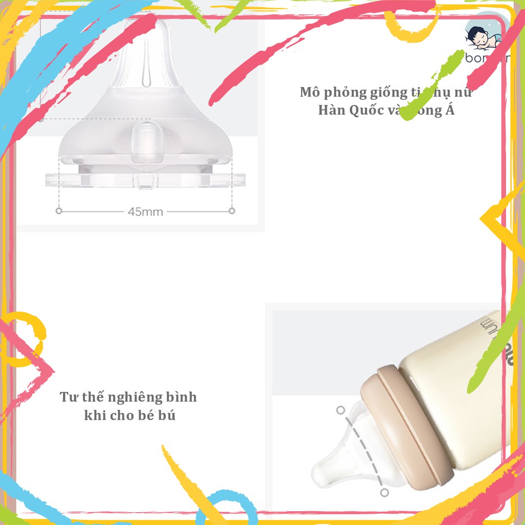 tuan000015 Núm ti Moyuum Hàn Quốc đủ size 1 - 4 [Cam kết chính hãng ...