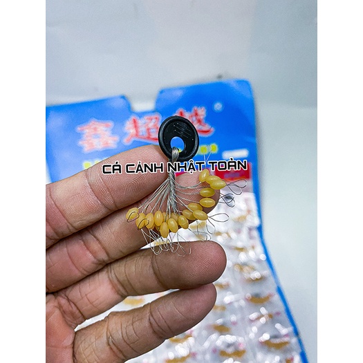 HẠT CHẶN PHAO CÂU CÁ 1 NÚT 20 HẠT HÀNG CHÍNH HÃNG